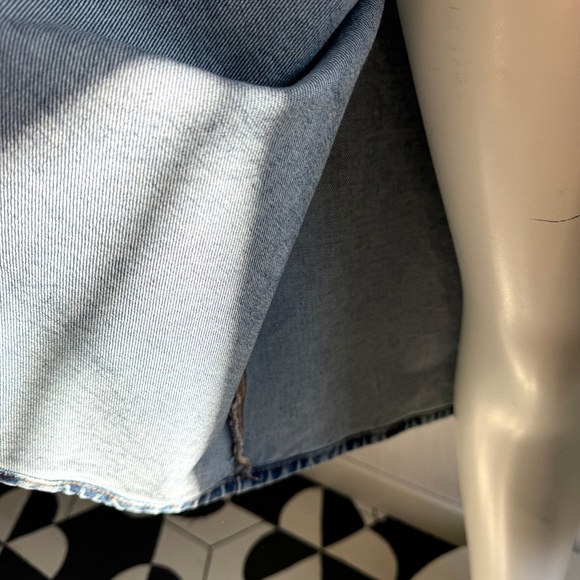 Stella McCartney A Line Denim Midi Skirt - Picture 7 of 12